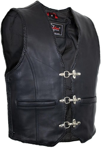 Herren lederweste mit - herren,