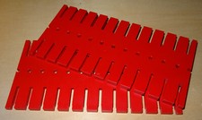 F308 Fischertechnik Grundplatte Bauplatte 180x90 2 Stück in rot