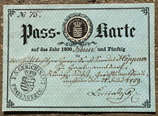 Pass-Karte Reisepass