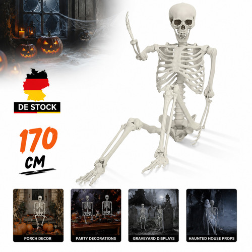 Beweglich halloween skelett - beweglich,