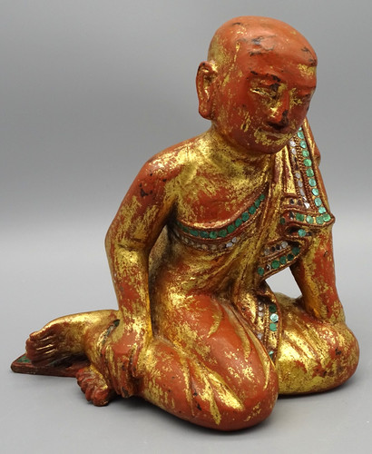 Burma alte holzfigur holz - burma:,