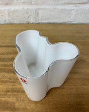 iittala Vase | Aalto 9,5 cm Original Glas weiß white Designklassiker