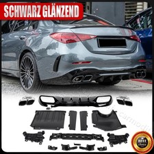 Glanz schwarz heckdiffusor - schwarz,