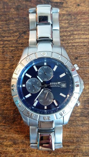 Watch fossil blue speed way - watch,