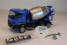 Herpa 1/87 Nr. 144667 Mercedes Benz Actros LKW 3-achs Betonmischer blau #3500