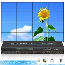 4K HDMI Video Wall Controller 4X4 2X2 1X4 1X3 16 TV Splice HD Display Prozessor