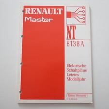 Werkstatthandbuch Renault Master I Elektrische Schaltpläne Letztes Modelljahr 97