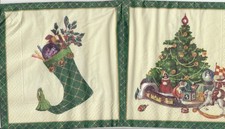 4 Lunch Papier Servietten Napkins (G4-12) Nostalgie Spielzeug Tannenbaum Stiefel