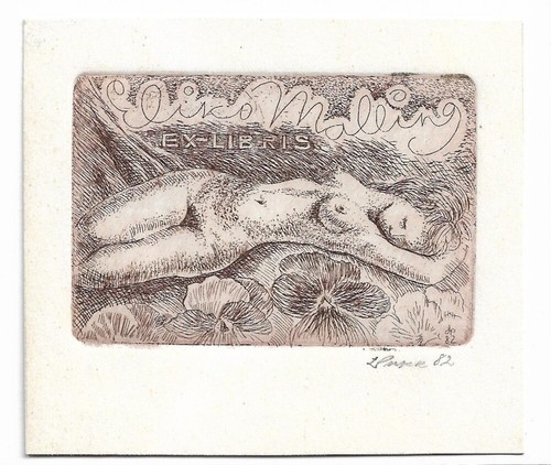 Laine pukk exlibris für - laine, pukk: