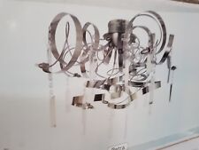 ranex PETRA Deckenlampe Leuchte EEK 8x G4 incl. gebürsteter Stahl + Glas