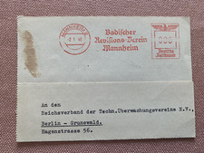 Drittes Reich - Mannheim -  Freistempel - 1940 - 6 Pfennig - TÜV