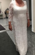 Braut- oder Abendkleid Gr 44
