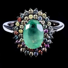 925 sterlingsilber ring oval - 925,