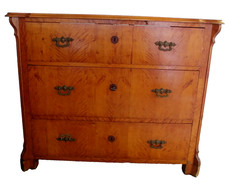 Kommode Gründerzeit um 1900 3Schubladen Schlüssel Holz Zapfen Schwalbenschwanz