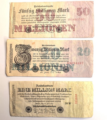 1923 geldscheine papiergeld - geldscheine, 1