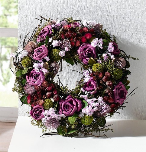 Kranz lila rose - rose", natur