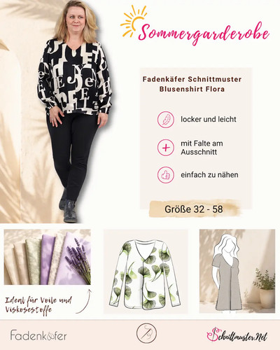 Schnittmuster bluse damen - bluse,