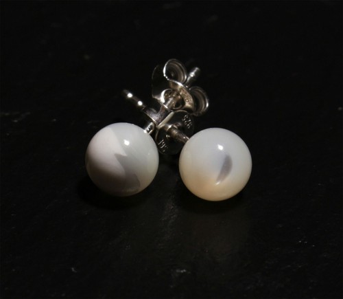 Edelstein ohrschmuck kugel - edelstein,