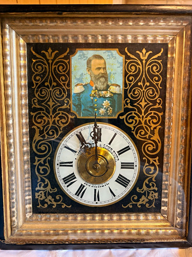 Antike bayerische bilderuhr - bayerische,