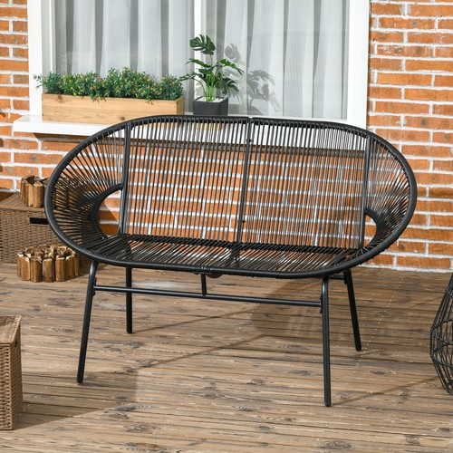 Outsunny polyrattan sitzbank - outsunny,