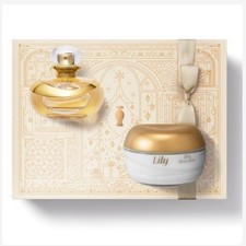 O Boticário Lily Weihnachtsgeschenkbox EDP und Satin Körpercreme