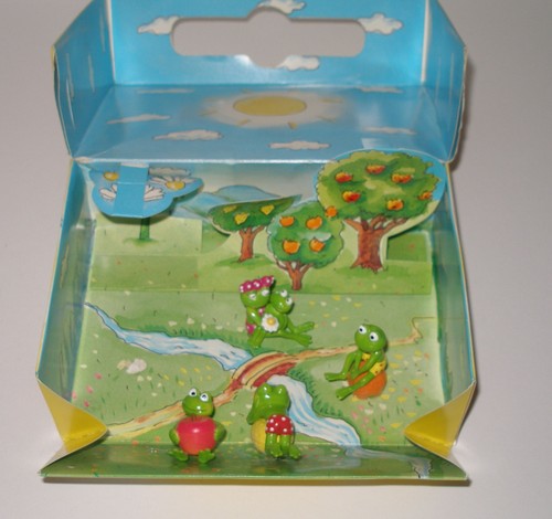 Diorama von erdal - rex, frösche