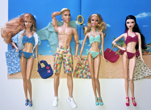 Barbie black label ken looks - barbie,