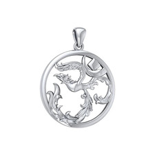 Phoenix Om 925 Sterling Silber