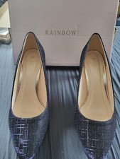 DESIGNER BRAUT SCHUHE RAINBOW CLUB GR 41, Gr. 8 SATIN PUMP 