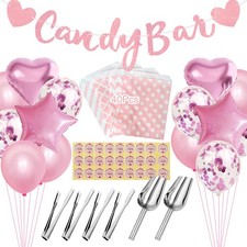 69 Stück Candy Bar Zubehör