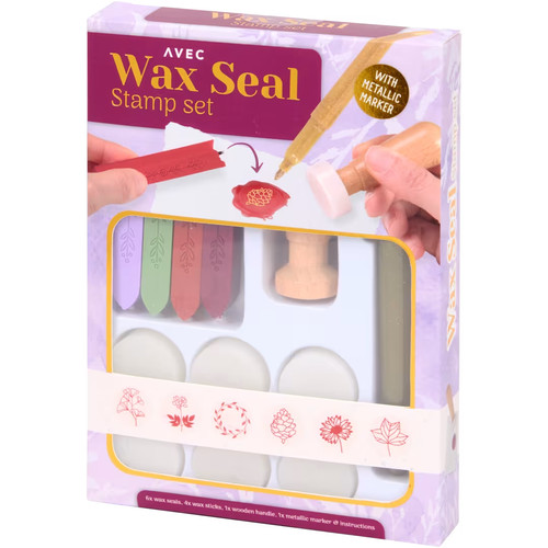 Avec wachssiegel set - wachssiegel-set, –