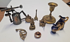 10 Messing Miniaturen Konvolut