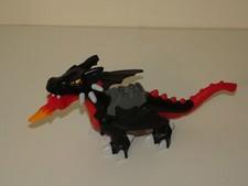 Lego Duplo Großer Drache schwarz rot mit flamme