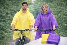 2x Hochwertiger Regenponcho