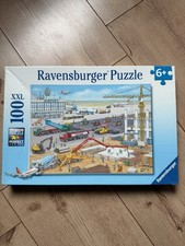 Baustelle am Flughafen. Kinderpuzzle 100 Teile