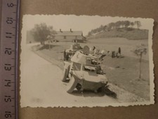 Zerstörter Panzer/Panhard/Vormarsch/Westfront /Foto/2.WK