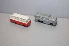 Lesney 2 Stück Reisebusse Setra und Greyhound #M363