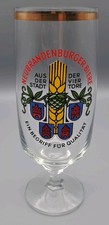 DDR Bierglas Tulpe 0,25 L  - Neubrandenburger Biere