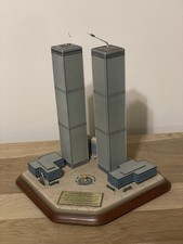 Danbury Mint World Trade Center 9/11 Twin Towers New York Skyline WTC Vintage US