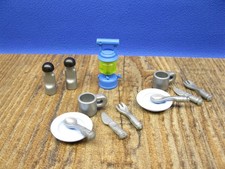 Petroleumlampe Trinkflaschen Teller Tassen Zubehör Camping City Playmobil PF1171