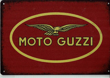 Moto Guzzi Motorrad Schild