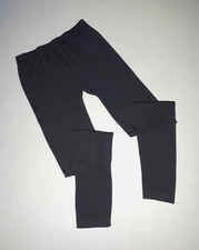 Nahtlose Leggings Strumpfhose ohne Fuß Ballett Tanz Blickdicht Schwarz Gr. XL