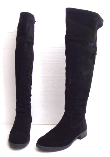 Schwarze damen overknee - damen,