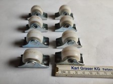 8x Möbelrollen Kastenrollen Bettkasten 25 mm
