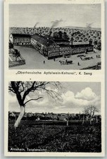 13659115 - 6509 Armsheim Oberhessische Apfelwein-Kelterei Obstwiese Bahnpost