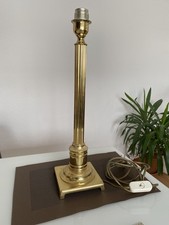 Alter größerer Messing Lampenfuß schwer Höhe ca. 56 cm vintage