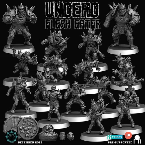 Undead flesh eater fantasy - 'flesh,