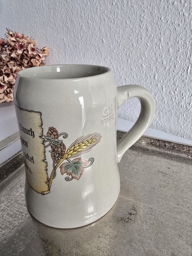 Bierkrug aus steinzeug - bierkrug, mit