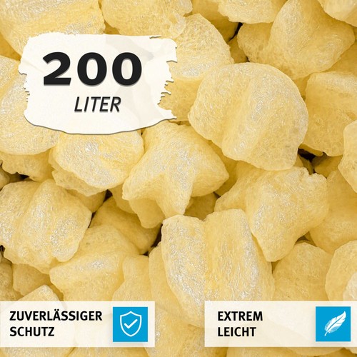 Verpackungschips stern gelb - stern,