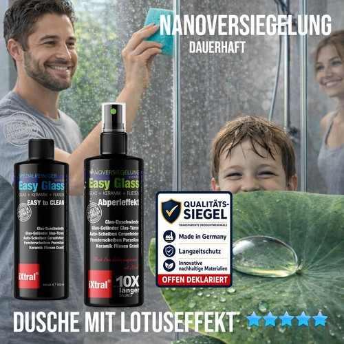 Duschwand glasversiegelung - duschwand,